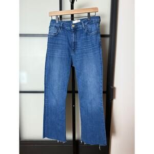 Current/Elliott Blue Straight Leg Jeans